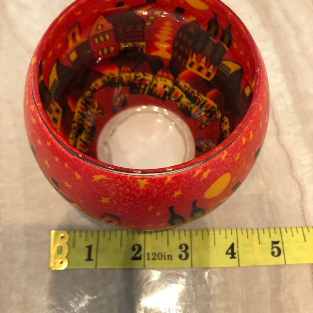 European glass candle holder - Picture 11 of 11